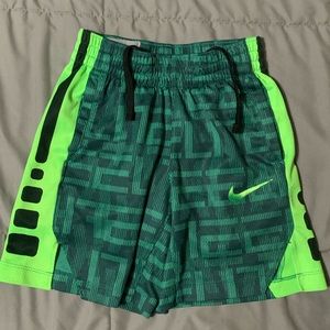Green and black Nike shorts. Size xs.